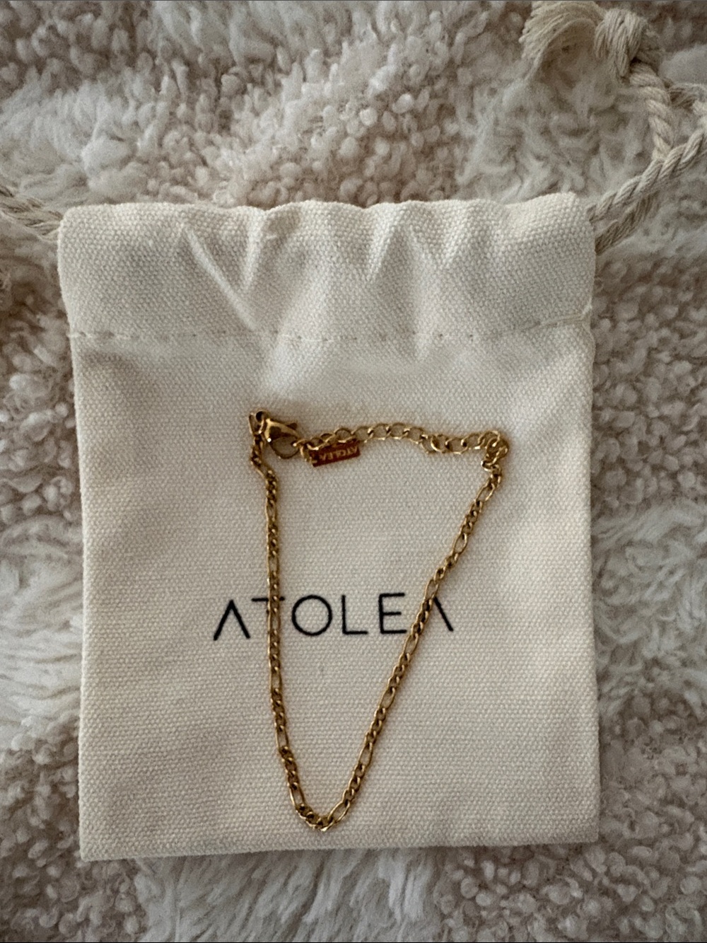 Like New Atolea Gold Chain Bracelet